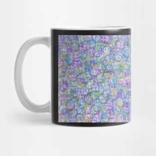 Daily Commute. Abstract design in pastel colors and muted tones. Inspired by modern workday travel as people perform their daily commute. Mug